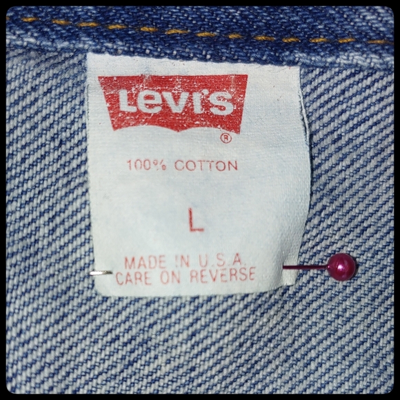 Vintage 1980s Type 3 Levi's Trucker Jacket, L - Picture 6 of 11